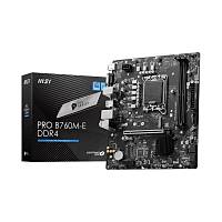 MSI Pro B760M-E D4 1700P Vga Hdmi