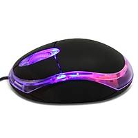 Everest Kablolu Mavi I��kl� Mouse Siyah (KM-6809)