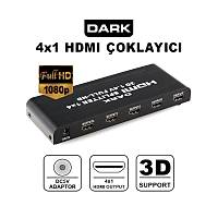 Dark DK-HD-SP4X1 Full HD 1 Giriş 4 Port HDMI Split