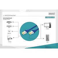 Digitus Zrhl Patch Kablo Cat6A Mavi (1m)