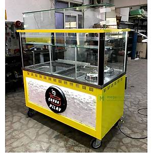 Pilav Tezgah�, Seyyar Pilav Arabas�, �orba, Ci�er / 150 cm Tezgah