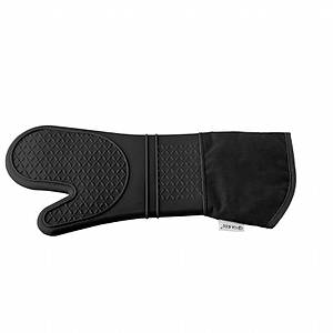 F�r�n Eldiveni Silikonlu Uzun-Siyah