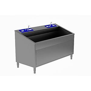 Doktor El Y�kama �nitesi - Paslanmaz �elik Doktor El Y�kama �nitesi (2 Musluklu)