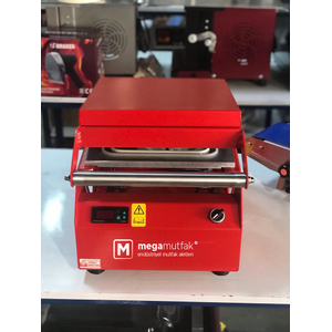 Mega Mutfak Manuel Kase Kapatma 3 G�zl� Tabak Kapatma Makinesi - K�rm�z�