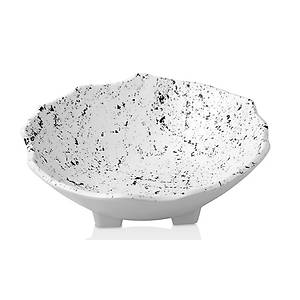 Mat Ta� DesenliSunum Kase, Pastane Sunum Kasesi 25cm