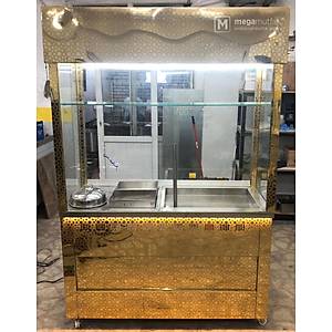 Gold Model Tasar�m Nohutlu Pilav Sunum Tezgah�