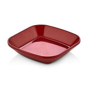 Kare �erezlik, 11.5 cm K�rm�z� �erez Kasesi 402k