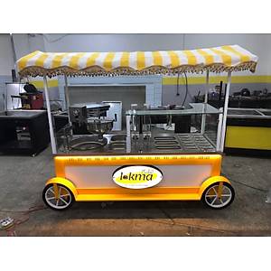 Yeni Nesil Seyyar �ikolatal� Lokma Arabas� - Gazl� Model