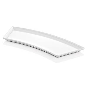 Melamin Kahvalt� Sunum Tepsisi, Beyaz, 40x15 cm