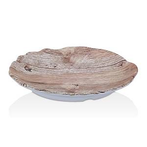 Mat Ah�ap DesenliSunum Tabak, Pastane Sunum Taba�� 28cm �ap