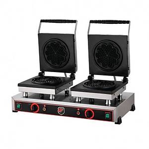 Silver �i�ek Model Waffle Makinesi 2'li Elektrikli