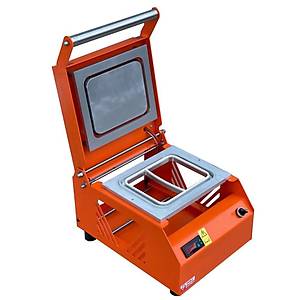 Mega Mutfak Manuel Kase Kapatma 2 G�zl� Tabak Kapatma Makinesi- Turuncu