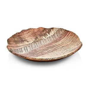 Ah�ap Desenli Sunum Tabak, Pastane Sunum Taba�� 18cm �ap