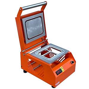 Mega Mutfak Manuel Kase Kapatma 3 G�zl� Tabak Kapatma Makinesi- Turuncu