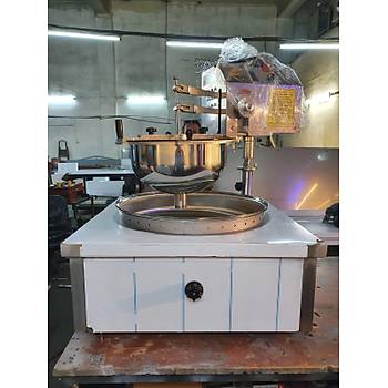 Set Üstü İzmir Lokma Saray Lokma Pişirme Tezgahı Otomatik Lokma Dökme Makinası