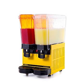 Samixir Klasik Twin Fskiyeli iftli Limonata Soutma Makinesi 20 + 20 Litre 40.SSY