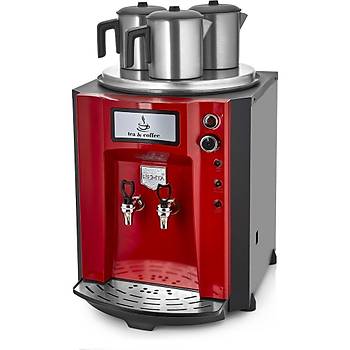 Remta 3 Demlikli Premium Jumbo Çay Makinesi 40 lt Şamandıralı (Şebekeden Su Alma)