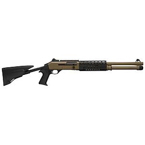 Benelli M4 T-Pro Brown - Teleskopik Dip�ik & Tabanca Kabze 