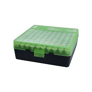 9x19 mm Tabanca Fi�ek Kutusu - 100'l� (Saydam Ye�il/Siyah)