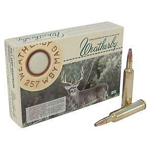 257 Wby Magnum Weatherby - 100 Grain/Soft Point