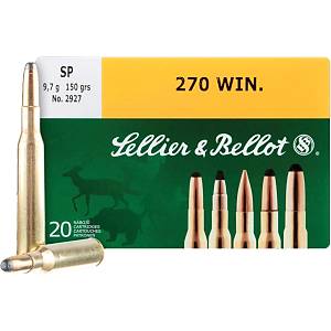 270 Win. Sellier&Bellot - 150 Grain/Soft Point