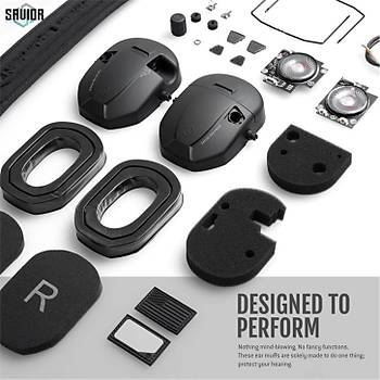 Savior Apollo Elektronik At�� Kulakl��� (Mat Siyah)