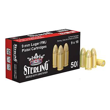 9 x 19 mm Luger Sterling-Turaç Tabanca Fişeği