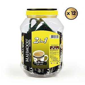 Mahmood Coffee 2'si 1 Arada 36 x 10 gr Haz�r Kahve Kavanozlu Bardak Hediyeli 1 Koli