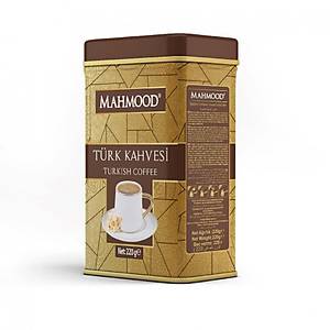 Mahmood Coffee T�rk Kahvesi Teneke Kutu 220 gr T�rk Kahvesi 1 Koli 12 Adet