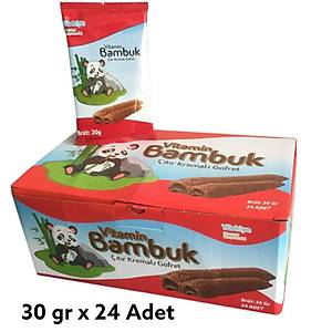 Bambuk ��t�r Kremal� Gofret 30 Gr x 24 Adet