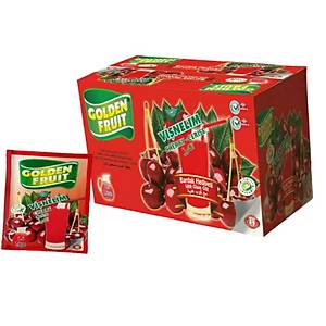 Golden Fru�t Vi�ne Aromal� ��ecek Tozu Vi�nelim 40 Adet x 9gr Bardak Hediyeli 