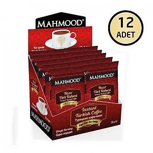 Mahmood Coffee Haz�r T�rk Kahvesi Sade 12 X 6 Gr 1 Koli