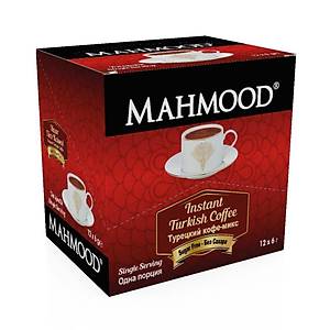 Mahmood Coffee Haz�r T�rk Kahvesi Sade 12 x 6 gr Haz�r Kahve