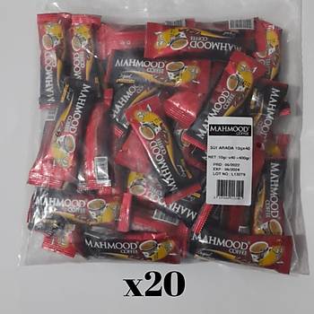 Mahmood Coffee 31 Arada 10 gr 40 l 20 Paket Otobs ikramlk Hazr Kahve 800 Adet 1 Koli