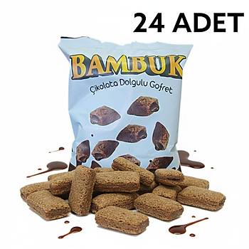 �ikolata Dolgulu Gofret BAMBUK 24 Adet 45 Gr