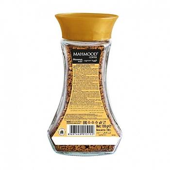 Mahmood Coffee Gold Cam Kavanoz 100 gr 1 Koli 12 Adet 