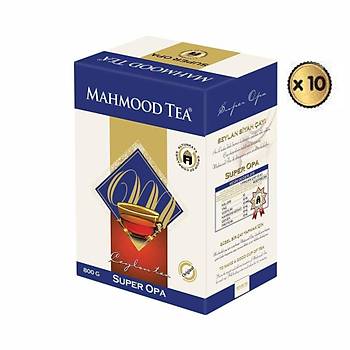 Mahmood Tea Super Opa Seylan ay 800 Gr 10 Paket ( 1 koli )