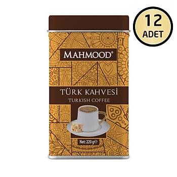 Mahmood Coffee Trk Kahvesi Teneke Kutu 220 gr Trk Kahvesi 1 Koli 12 Adet