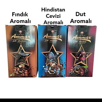 Bitter Kaplamal Fndk Hindistan Cevizi Dut Aromal Bayramlk kramlk Ammar ikolata 3x900 Gr 3L Set