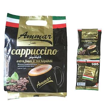 Bol Kpkl Ve ikolata Granl laveli Ammar Cappuccino 25GrX20 Adet