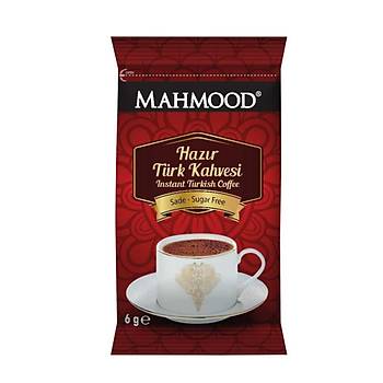 Mahmood Coffee Hazr Trk Kahvesi Sade 12 x 6 gr Hazr Kahve