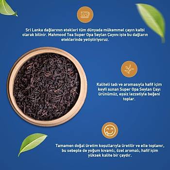 Mahmood Tea Super Opa Seylan ay 800 Gr 10 Paket ( 1 koli )