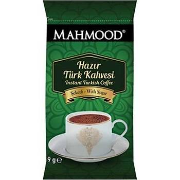 Mahmood Coffee ekerli Hazr Trk Kahvesi 12 Adet X 9 Gr 1 Koli 12 Paket