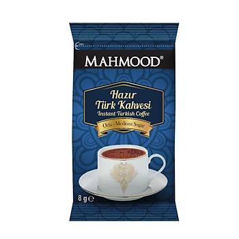 Mahmood Coffee Orta ekerli Tek imlik Trk Kahvesi 12'li 8 Gr