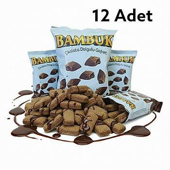 �ikolata Dolgulu Gofret BAMBUK 12 Adet 45 Gr