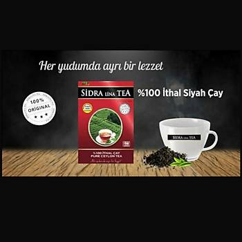 Sidra Lina Tea %100 �thal Siyah �ay 400 Gr