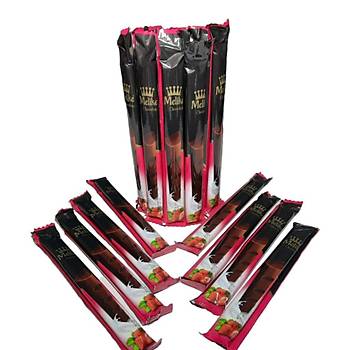 Melike Dolgulu ilek Aromal ikolata 24 Adet 28 Gr