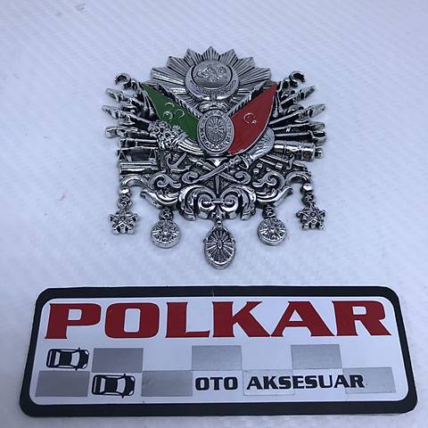 osmanli tugrasi metal dokum arma panjur tampon 1 sinif vidali oto aksesuarin rakipsiz fiyatli adresi polkar oto aksesuar
