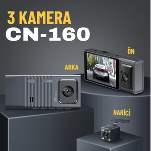 BYCAM - CN160 3 Kameral� 2.0 Megapixel Ara� kameras� ( Sesli )
