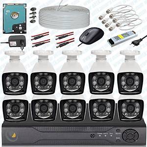Elit Eco 5.0 Megapixel Lensli ( 10 ) Kameral� Full Paket G�venlik Sistemi